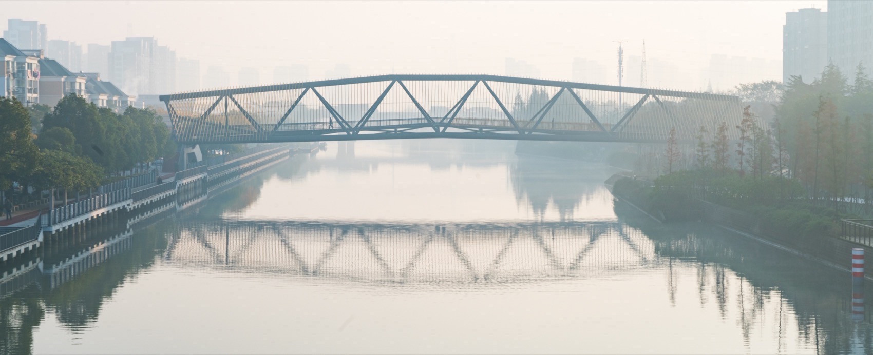 百穗桥·青浦南箐园北侧人行桥丨中国上海丨致正建筑工作室+博风建筑-25