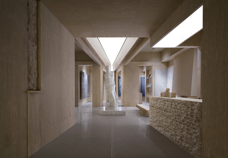 美石美客大理石展厅丨津设计CITÉ-18