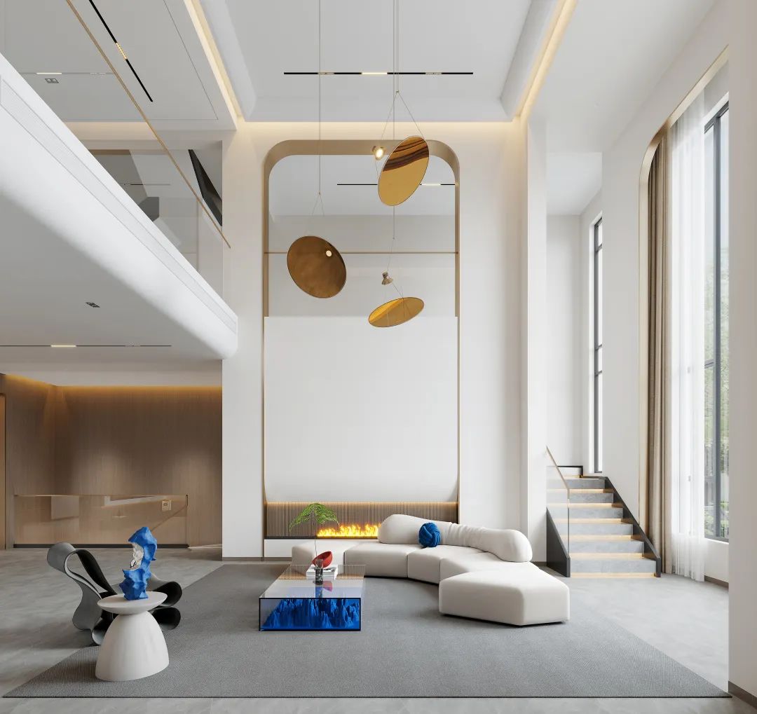 恒大金碧天下现代轻奢别墅丨尚层装饰（北京）有限公司成都分公司-53