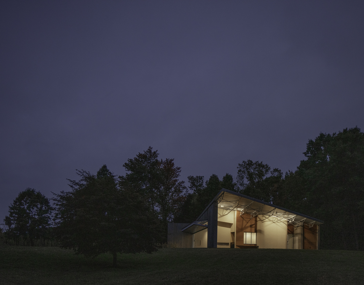 灰白色尼瓦泳池别墅丨美国纽约丨GAuthier Architects-24