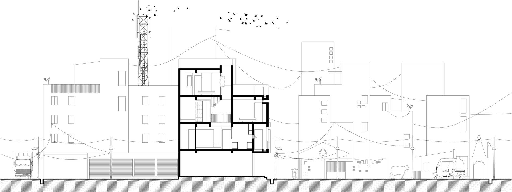 紧凑型房屋丨印度丨Rahul Pudale Design-23