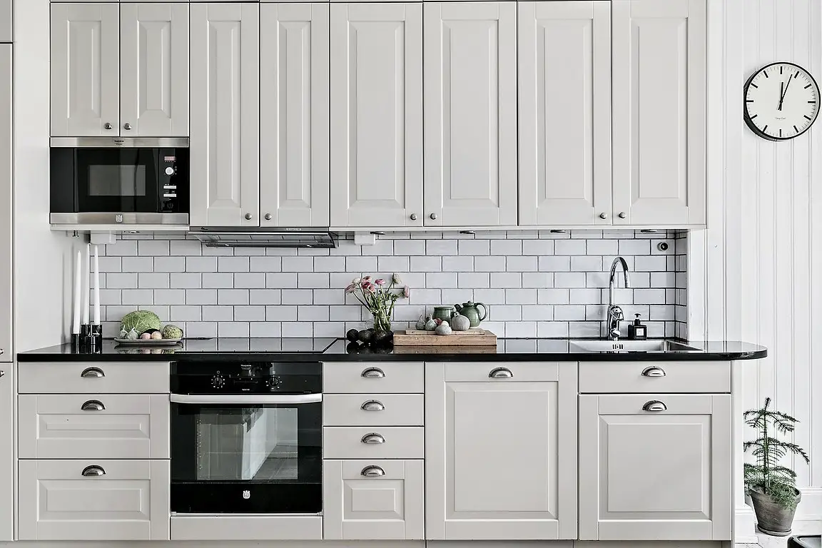 色彩墙的魔法，99 平米瑞典公寓新生-9