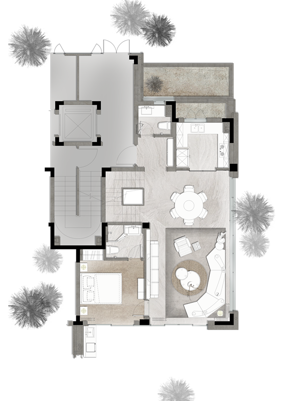 蓝城 S+湖境云庐 · 自然侘寂之美丨中国杭州-46