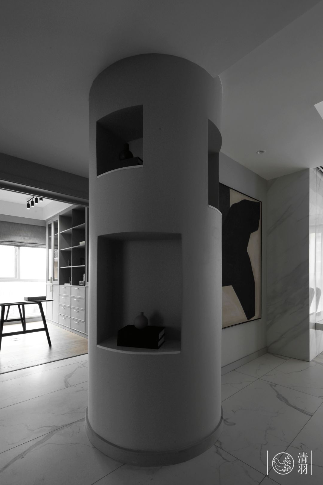 幸福诠释家的温暖——现代精致四口之家设计-44