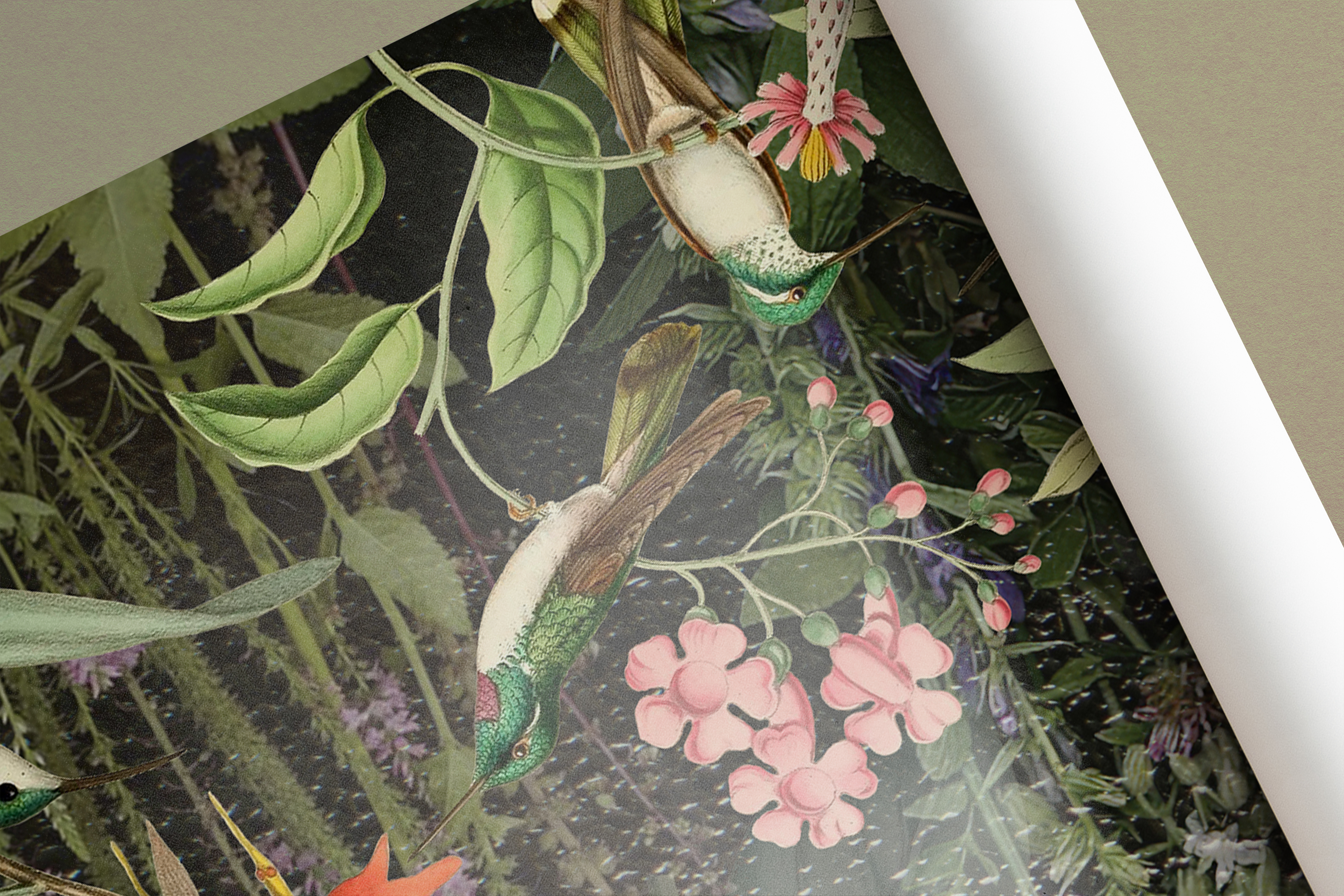 "Garden after the rain"全景壁纸设计-5