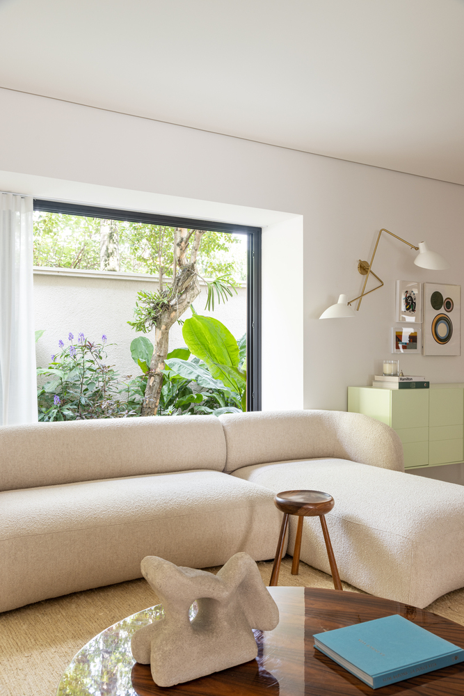 巴西圣保罗金属网格连接两座住宅设计丨TODOS Arquitetura-38