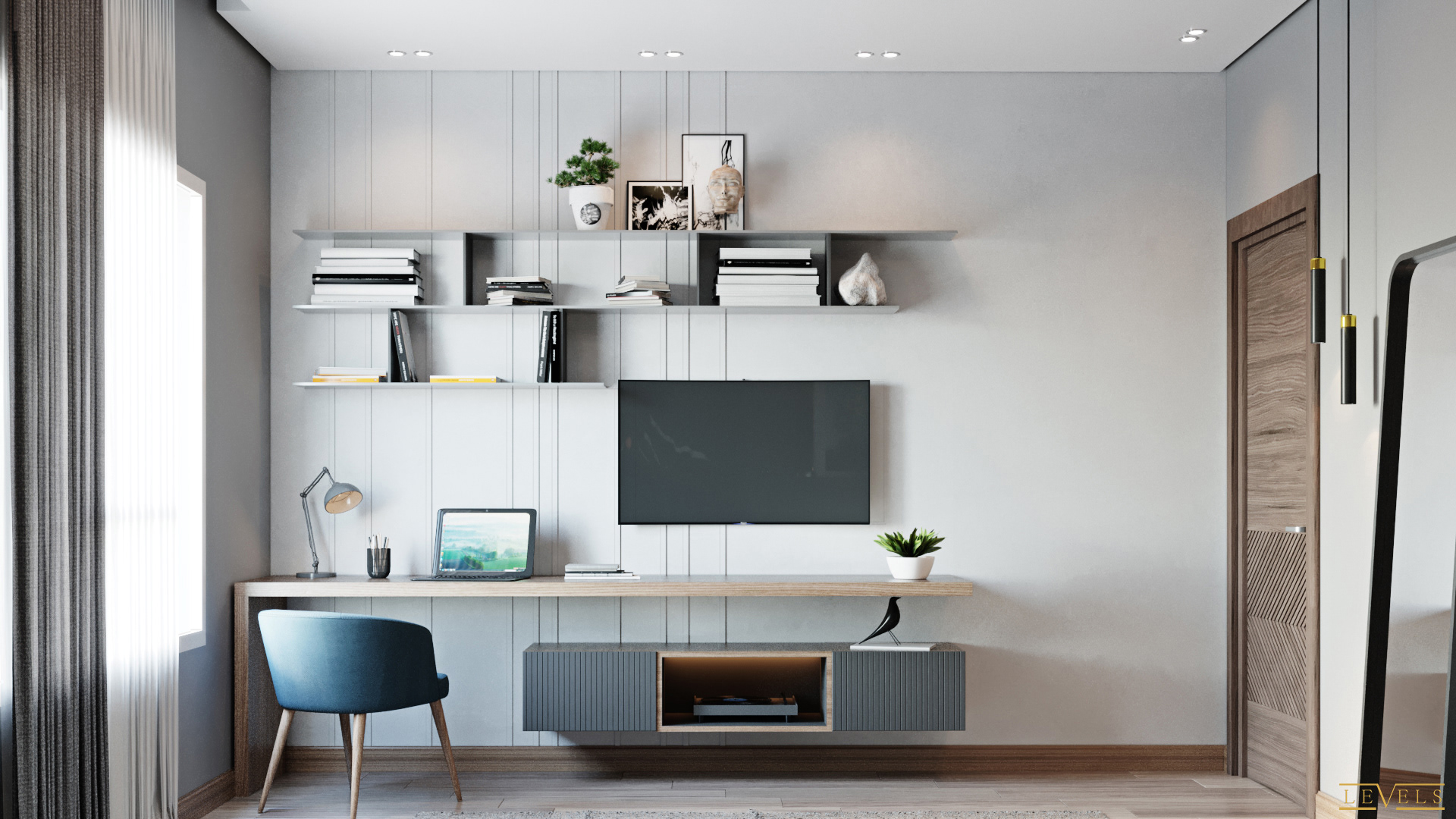 女孩和男孩卧室设计丨LEVELS STUDIO-1