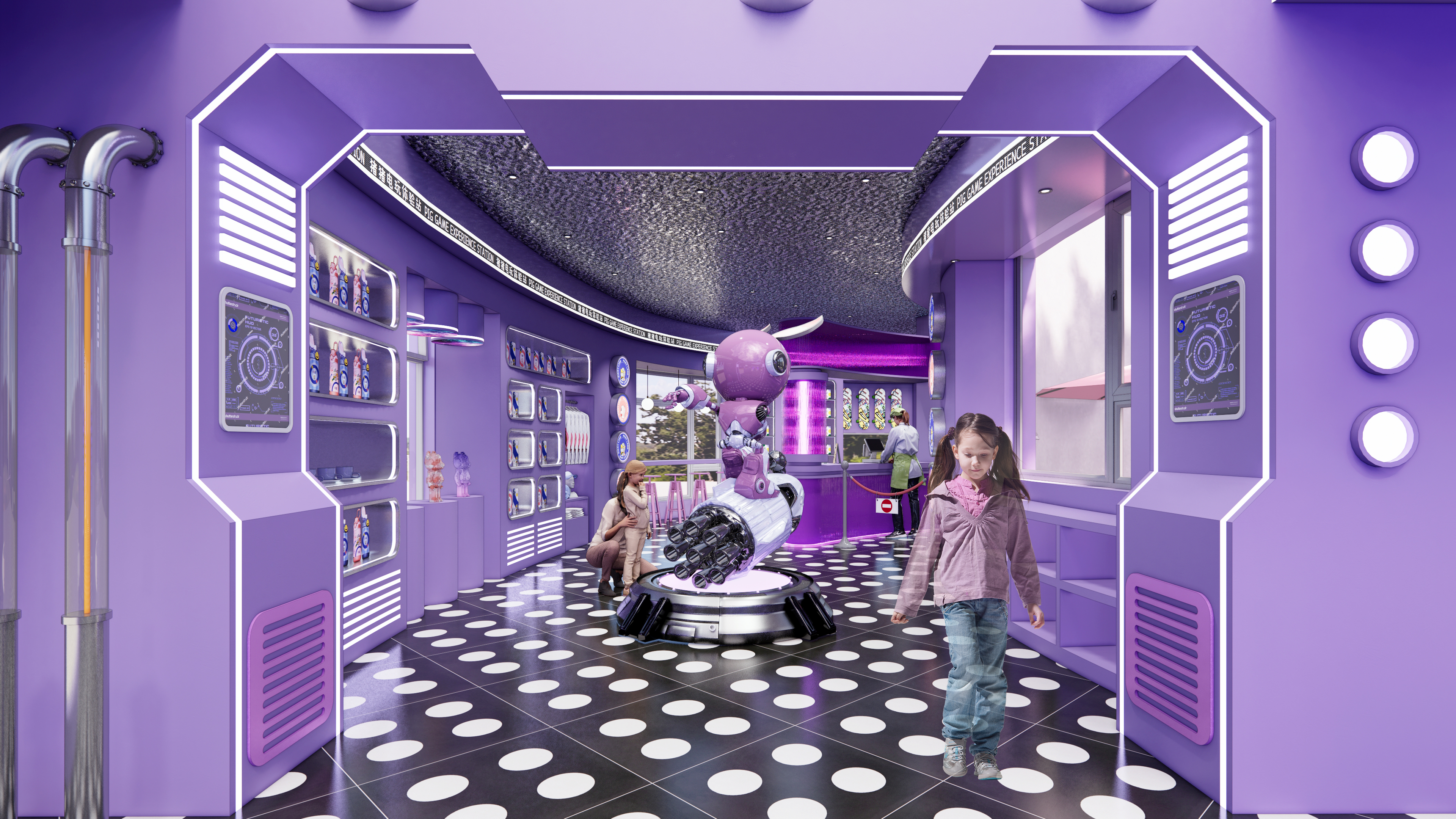 太空之旅——主题电玩游戏体验馆-8