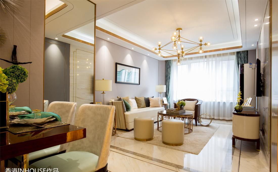 
INHOUSE设计：鑫江桂花园样板间软装 -6