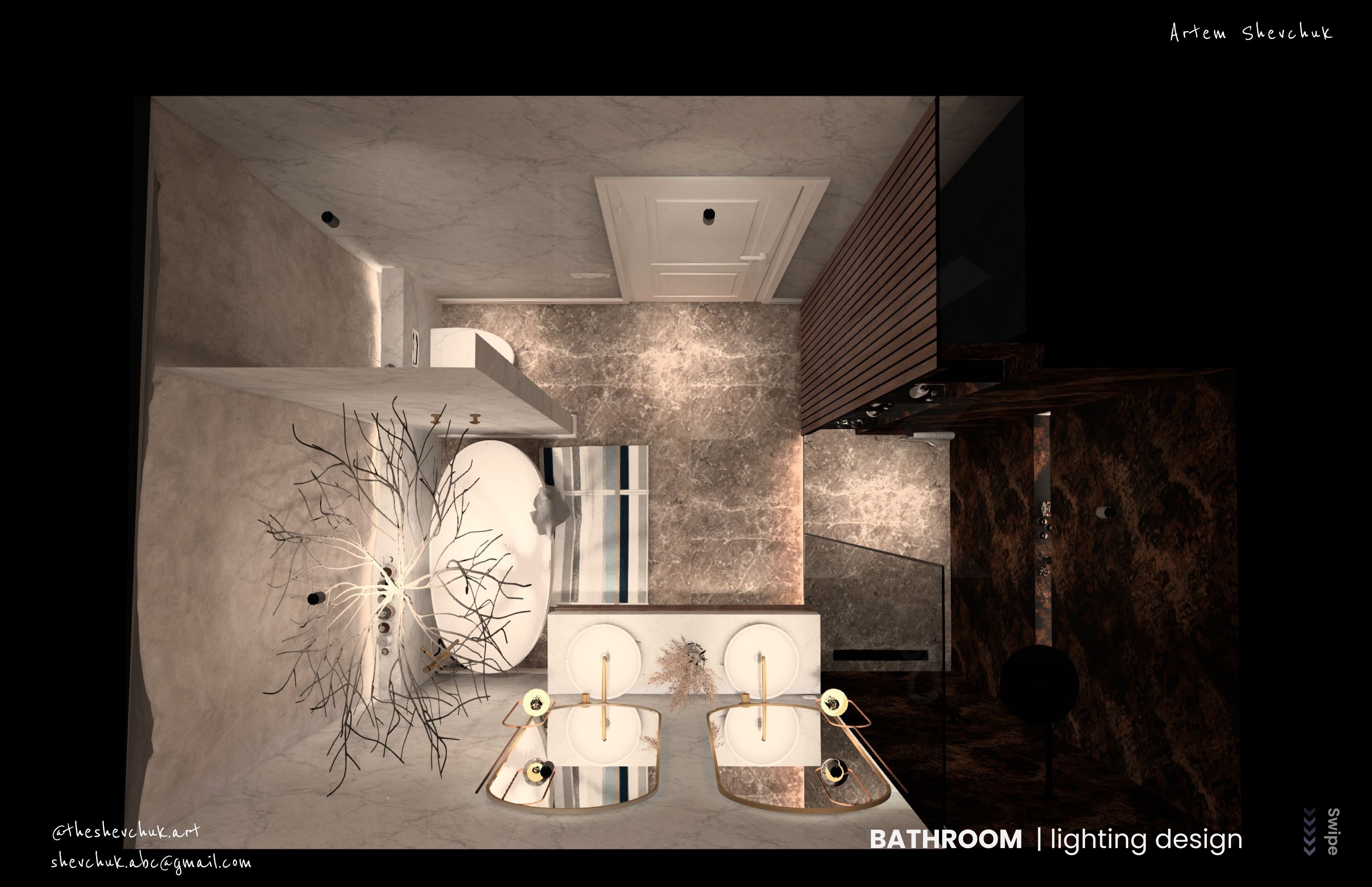 BATHROOM LIGHTING DESIGN | Dialux Evo-6