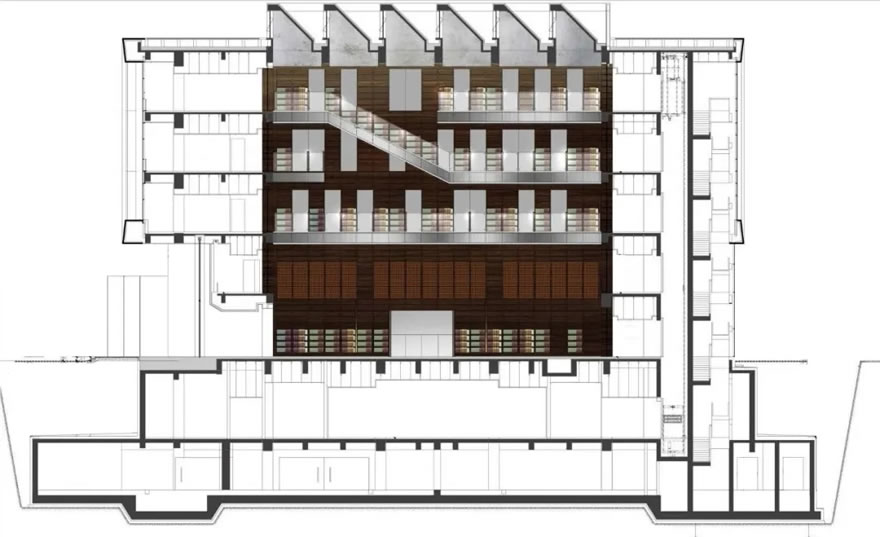 中央财经大学沙河校区图书馆设计解析-13