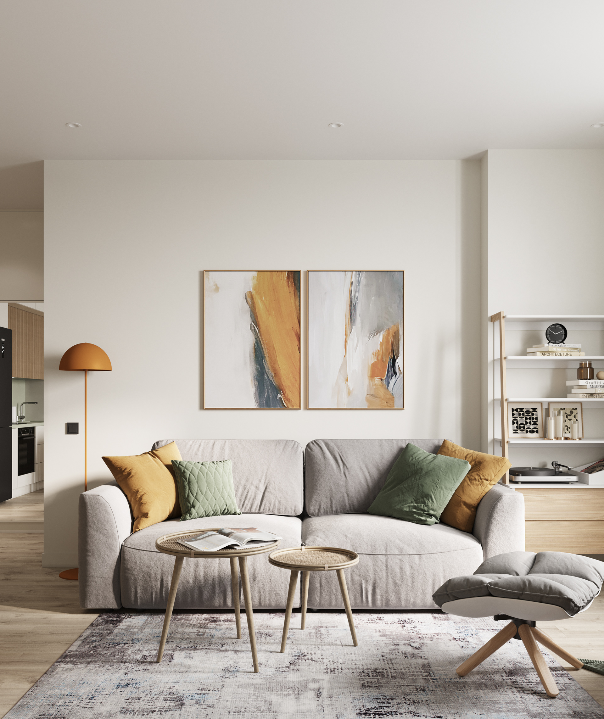 Scandinavia 45m2. Moscow-0