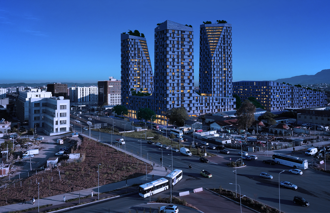 阿尔巴尼亚地拉那“节日之城”混合功能总体规划丨Archi  Tectonics纽约建筑设计事务所-5