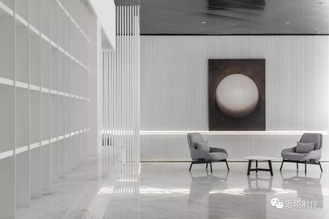 绿城凤起玉鸣城市展厅——白色丛林中的光影艺术-24