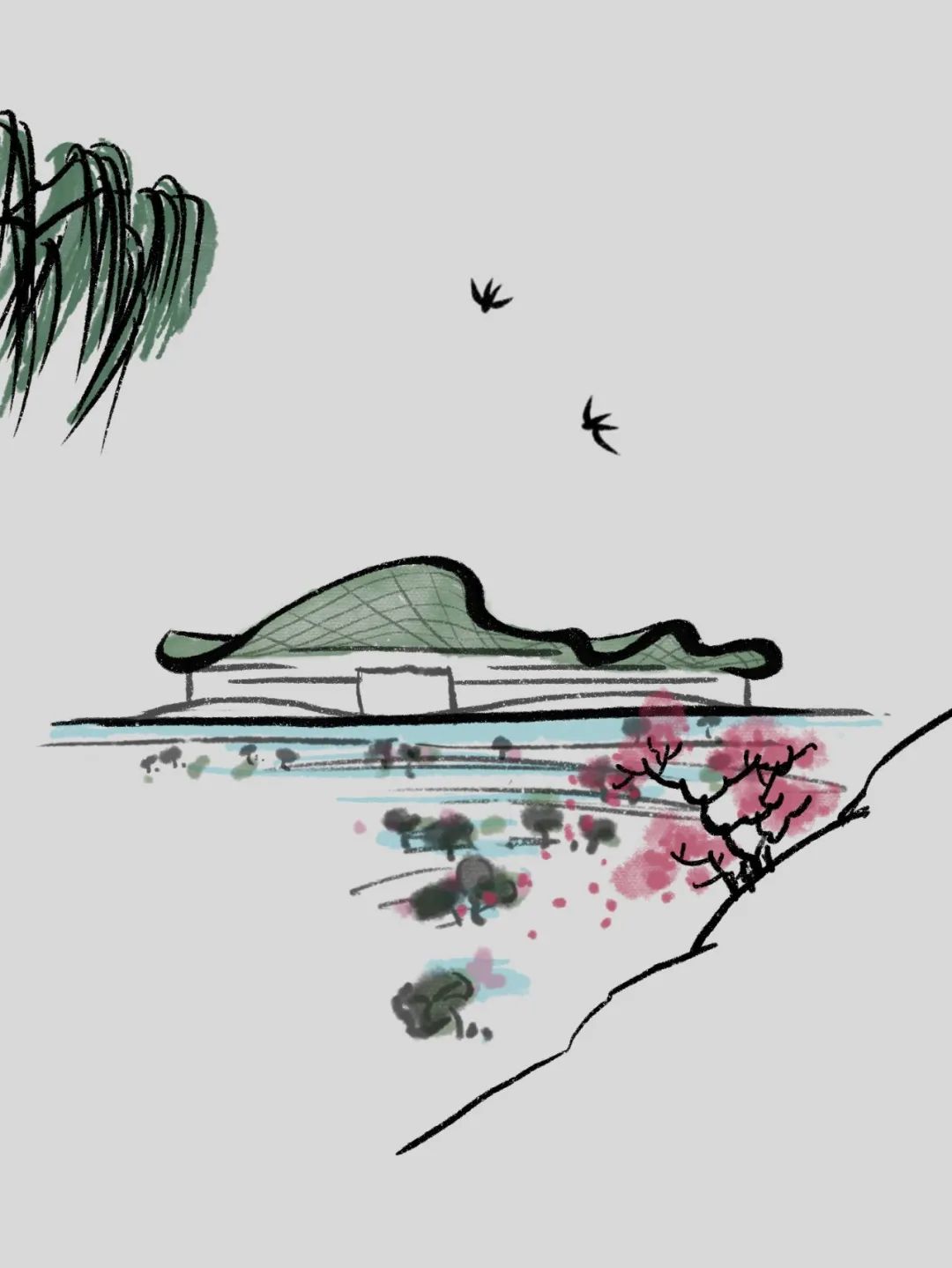 丰子恺艺术中心 | 以“荷”为意象,讲述纯真、高洁、飘逸的故事-38