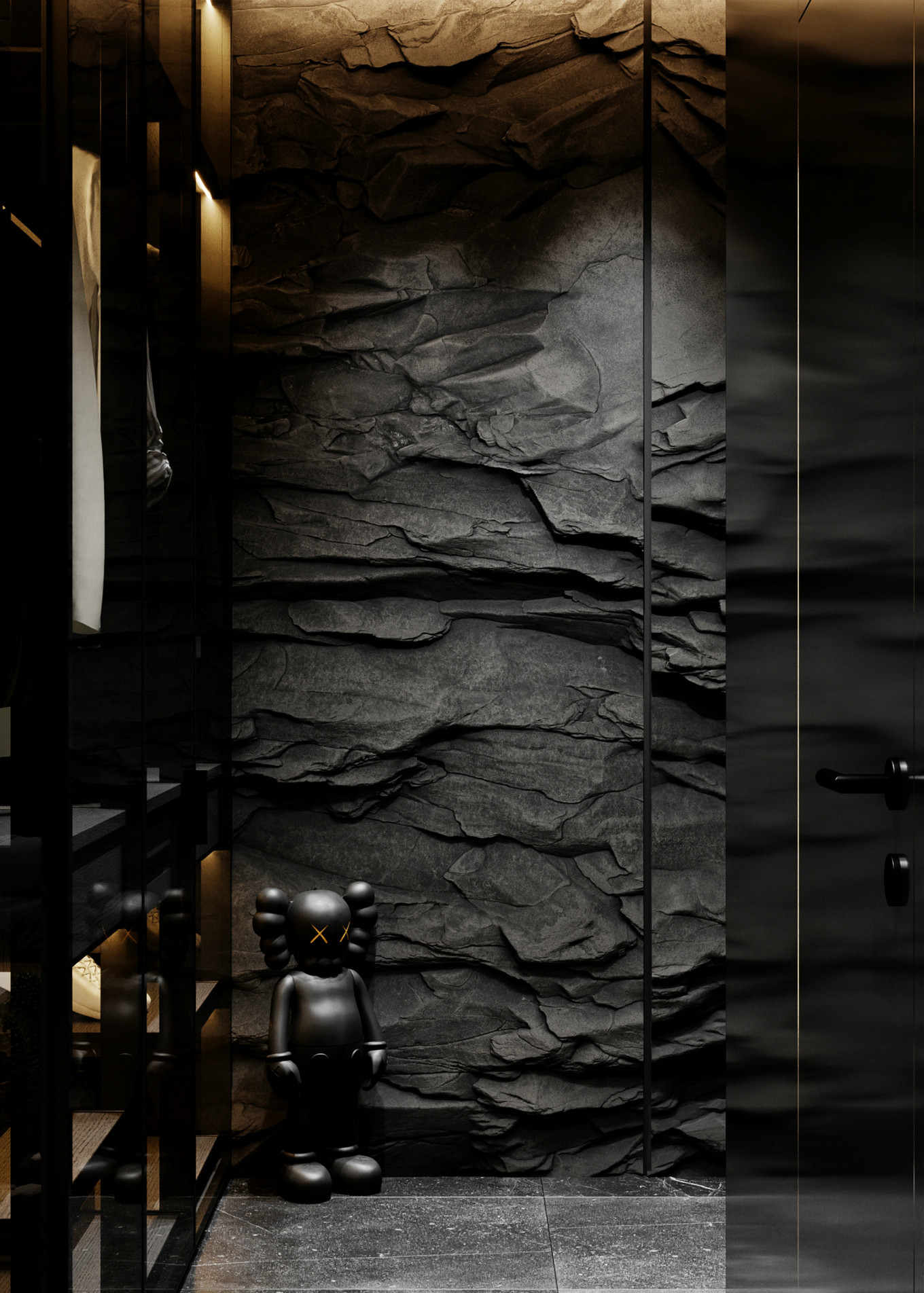 高级黑的质感美，单色系遇上光源质感美！-6