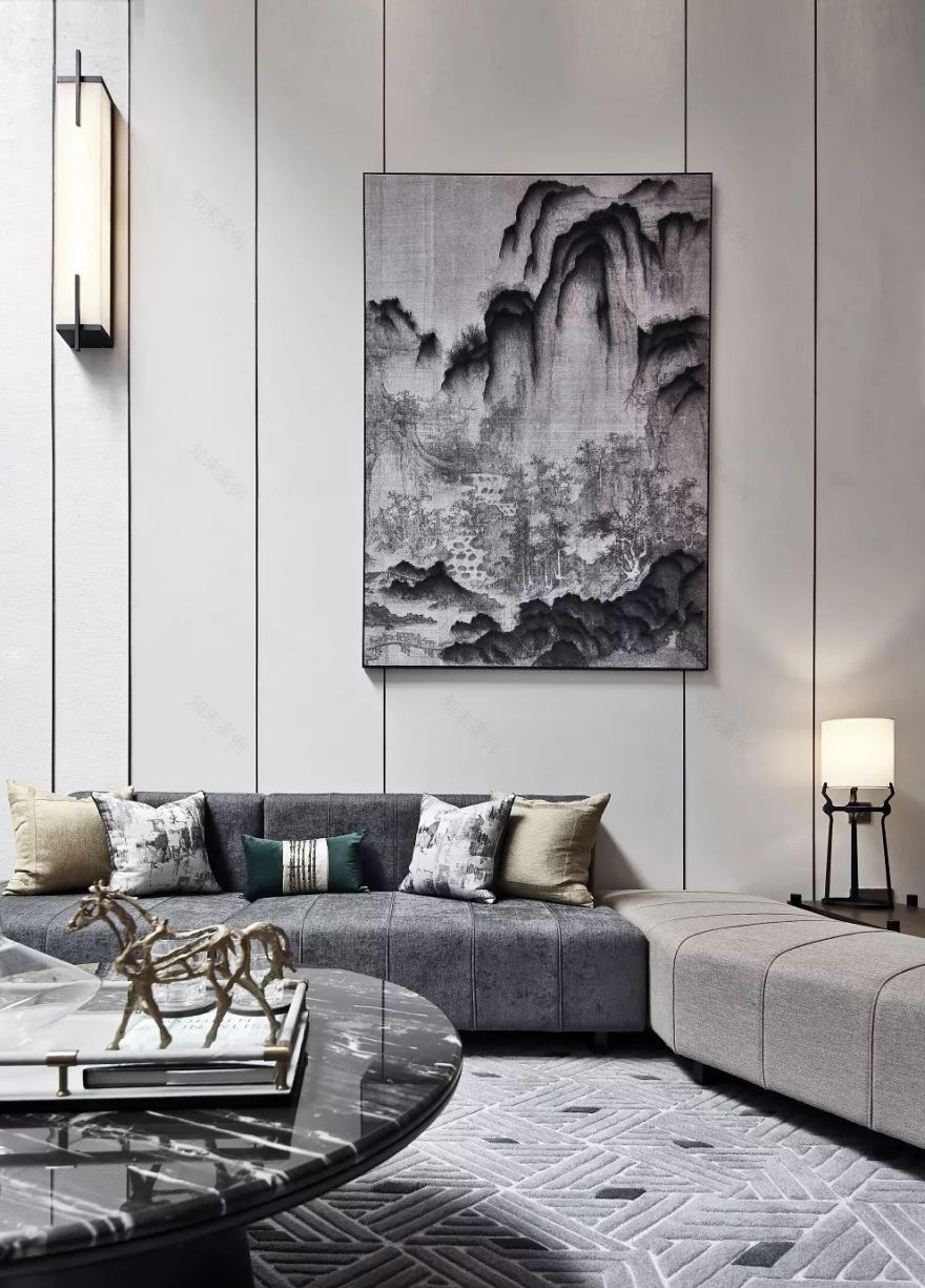 新中式装修风格 | 简约优雅,传统与现代完美结合-49