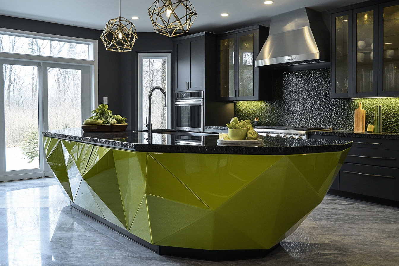 Extraordinary Bespoke Kitchen Islands by AICI-109