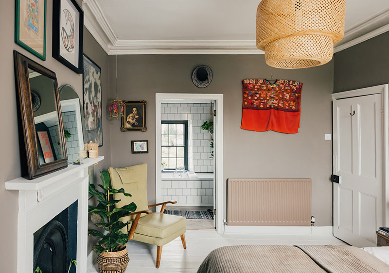 英国 200 年历史的彩色小屋-15