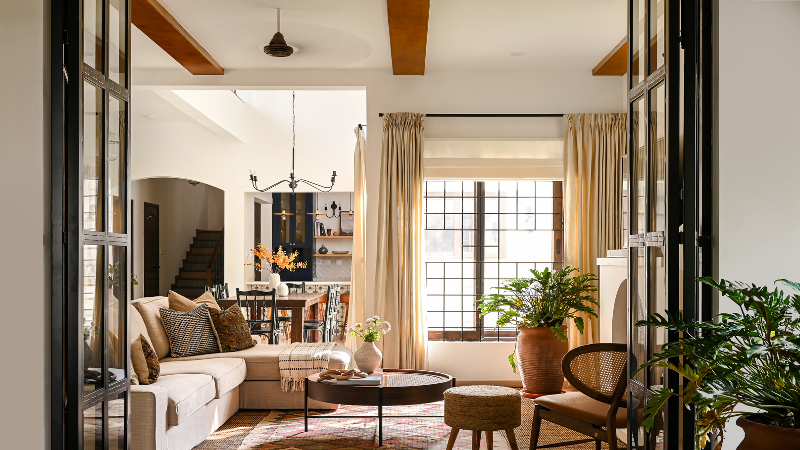 班加罗尔西班牙风格别墅丨印度班加罗尔丨June Walk Design-2