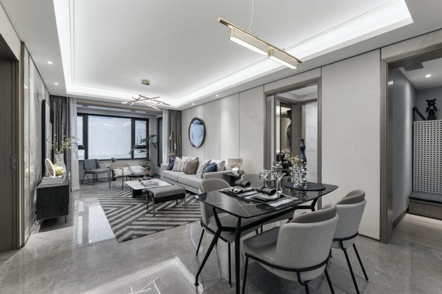 金地·悦城大境样板间 | 现代风格,艺术与生活的完美结合-60