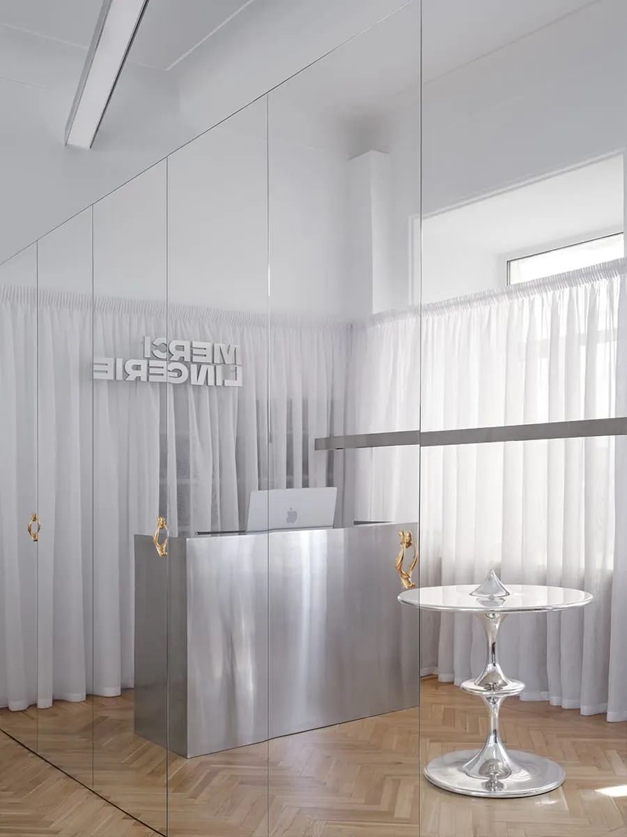 Merci Lingerie 商店室内设计丨Elena Lokastova Project-16