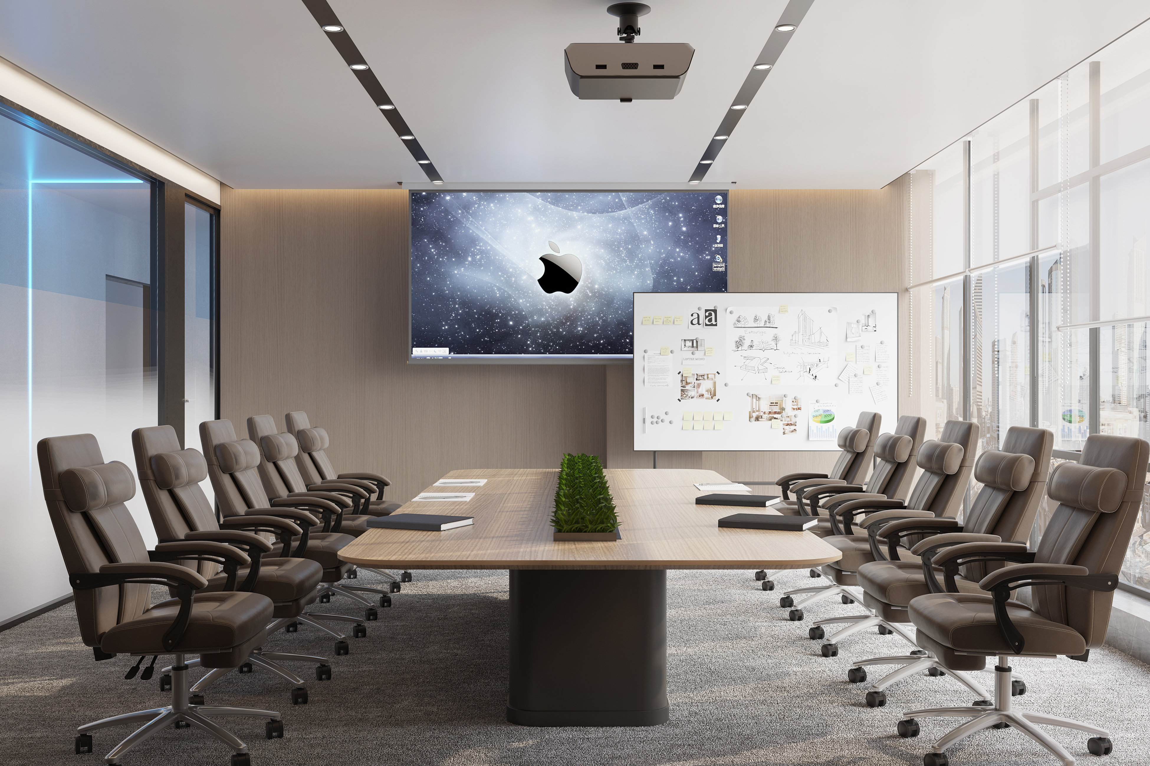 新昌人才港办公空间设计-9