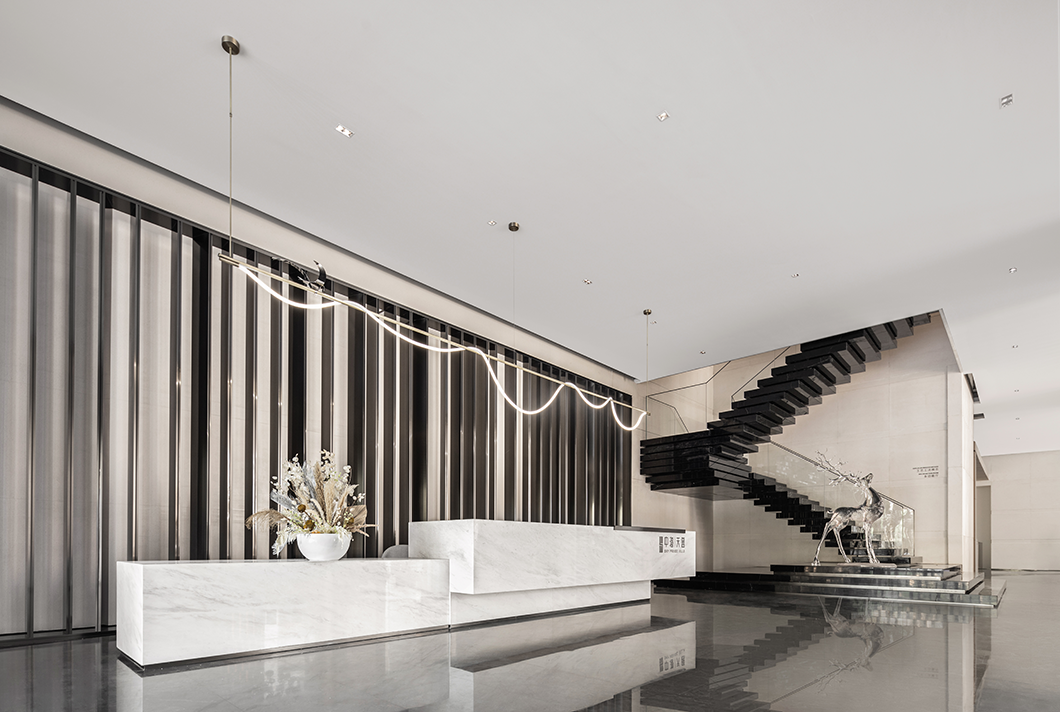 哈尔滨中海·天誉售楼处 | 简约纯粹的精神乐园-18