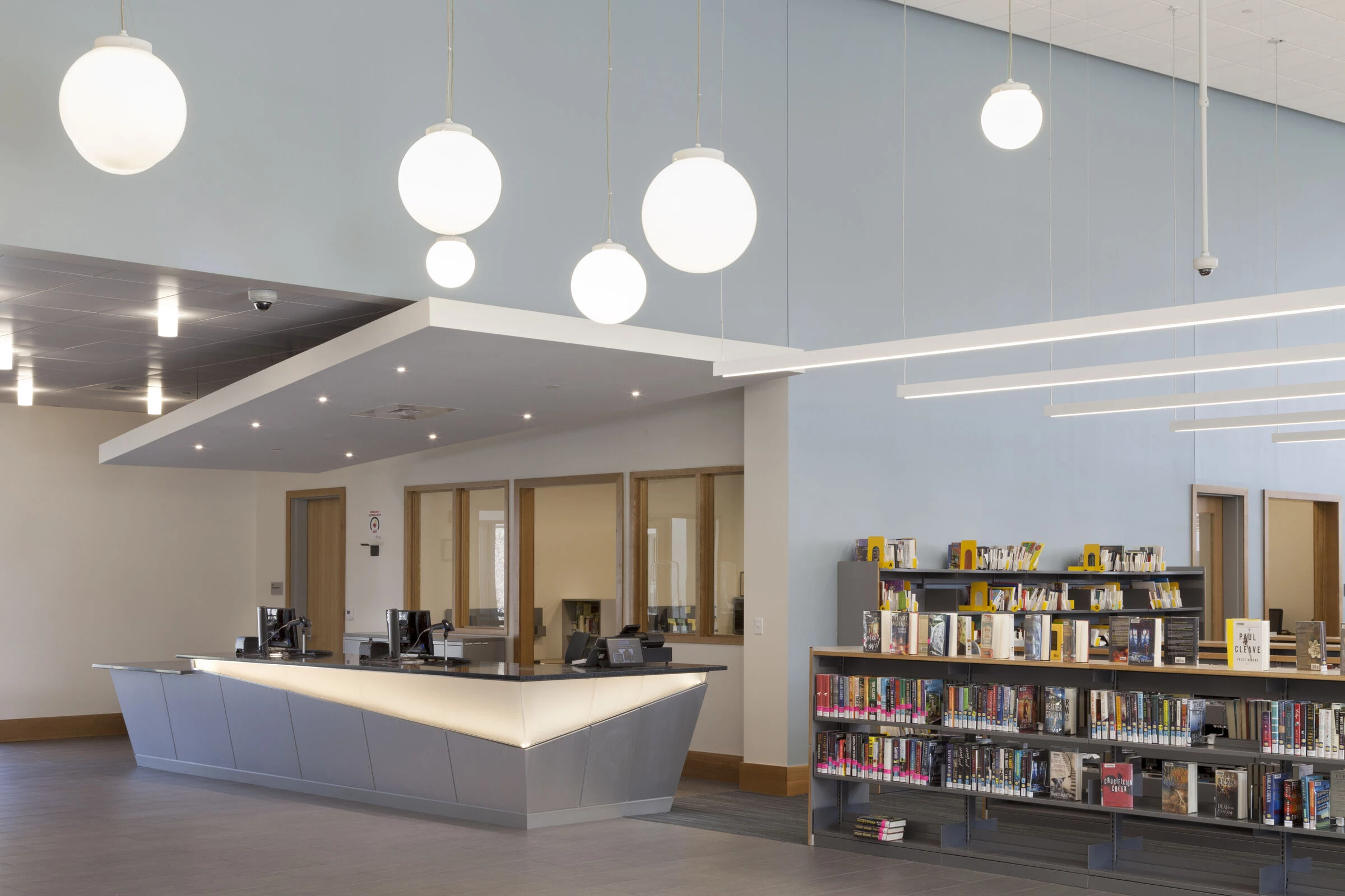 Christa McAuliffe 图书馆丨美国丨Finegold Alexander Architects-10