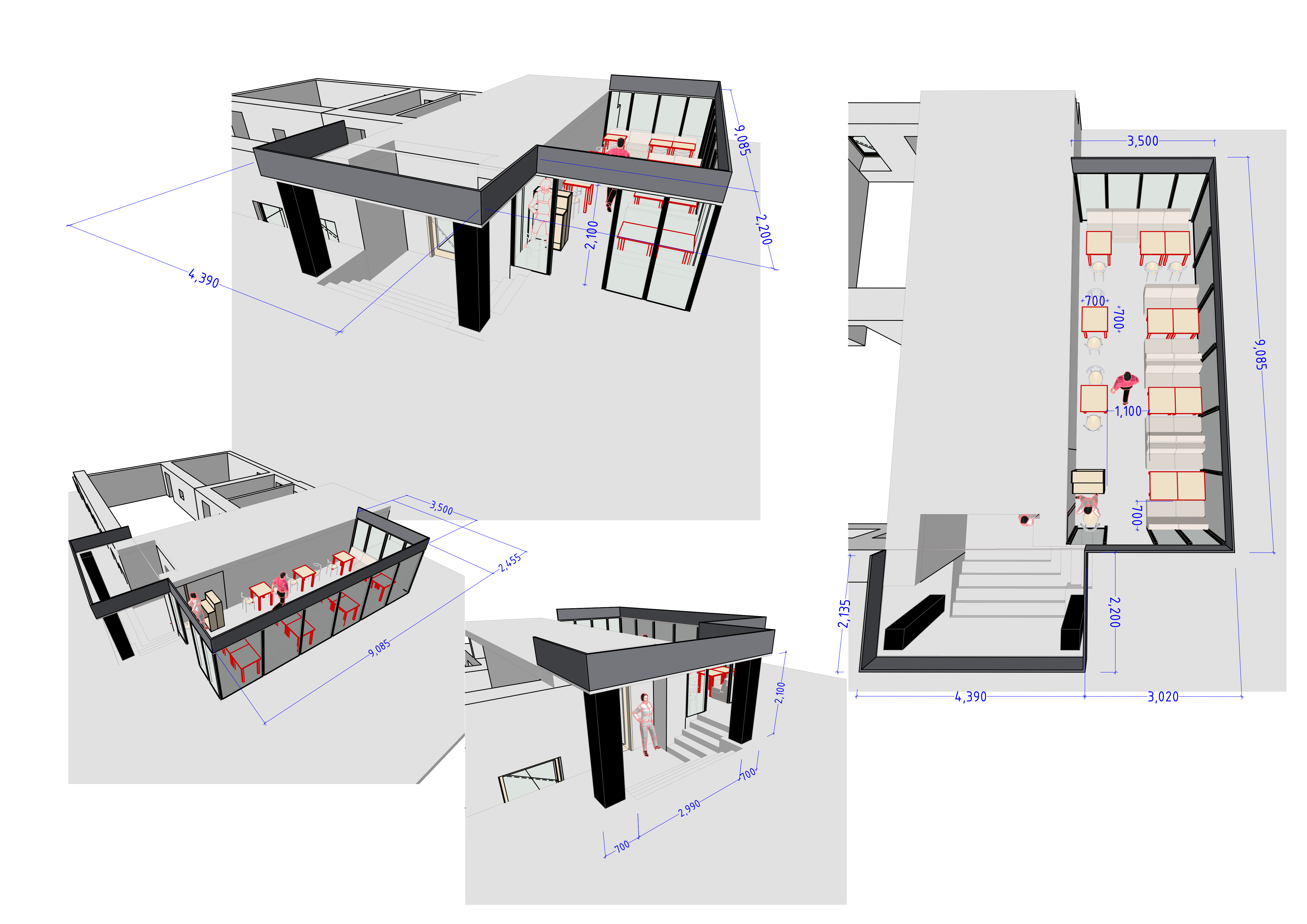 НАСЛЕДЗЬЕ(HERITAGE)餐厅室内设计项目丨白俄罗斯维捷布斯克丨Maryia Matsiash (ANIKIИA)-63