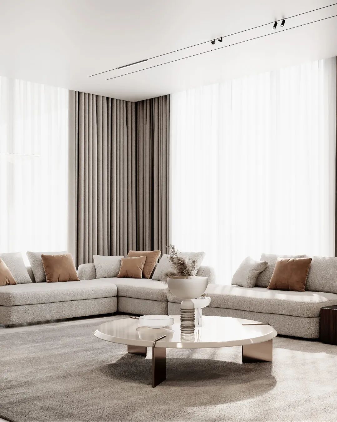 735㎡现代极简别墅设计丨LeQB Architects-87