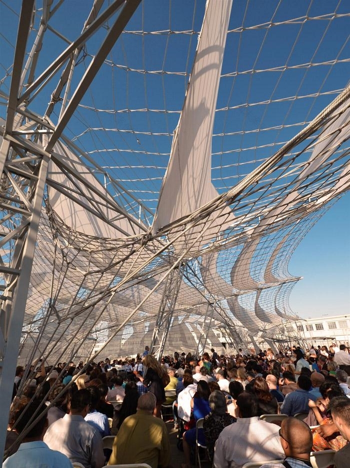 南加州大学建筑学院毕业典礼临时展馆,美国 / Oyler Wu Collaborative-17