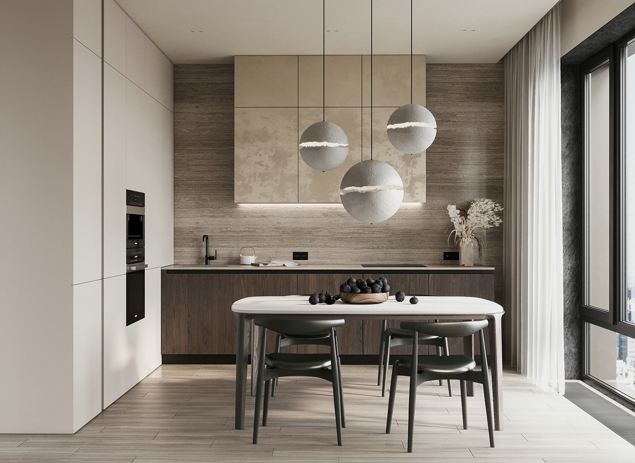 原木+高级灰 打造出精致舒适的居住空间-4