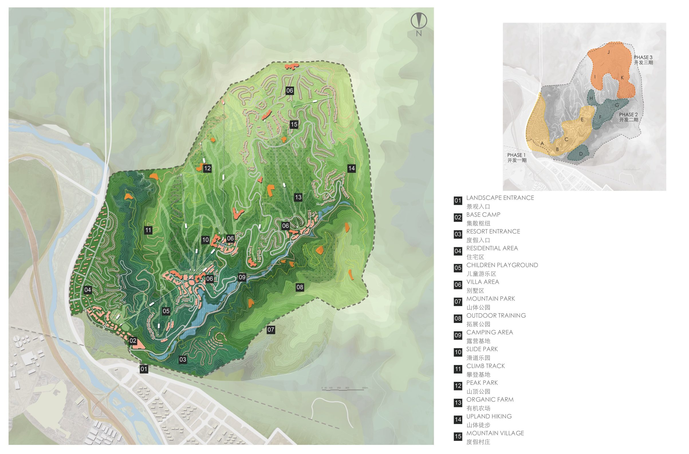 承德四季度假国际滑雪小镇景观总规划设计丨中国河北-49