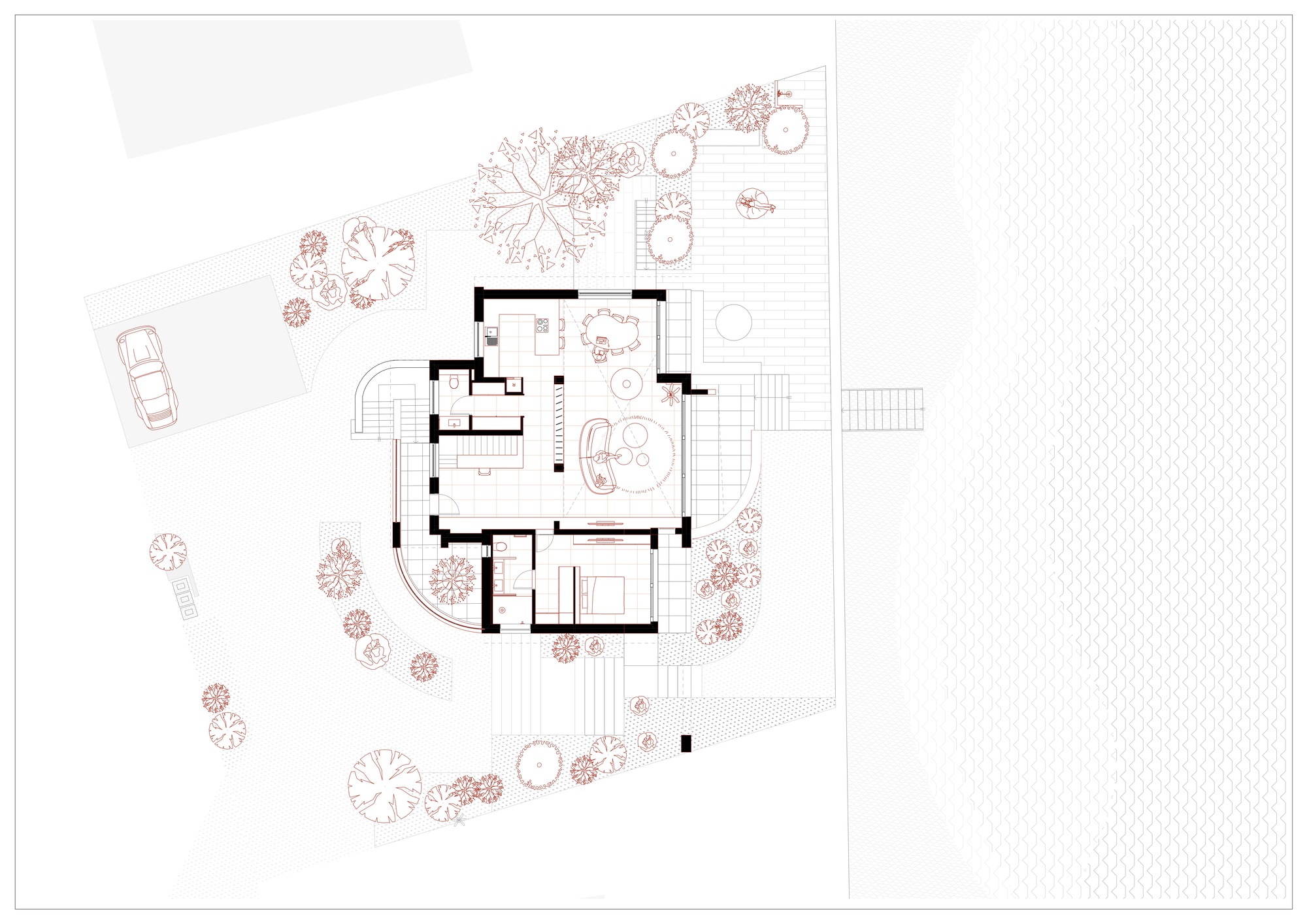 自建别墅室内丨法国-12