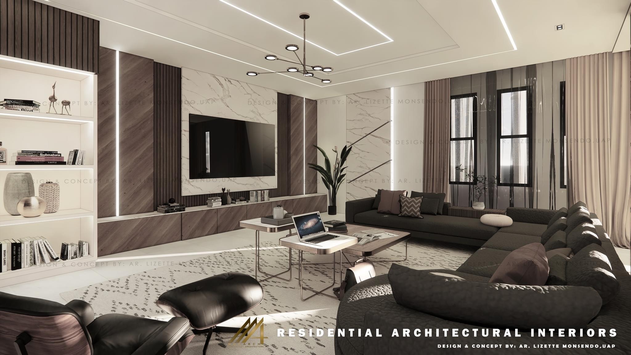 居住区域建筑内饰-14