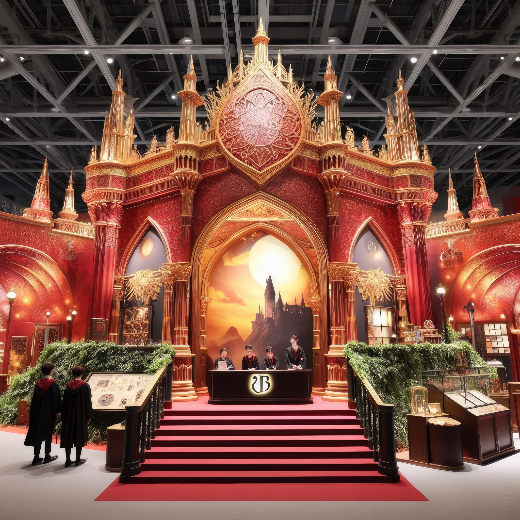 Harry Potter exhibition booth/interior store by Ai-11