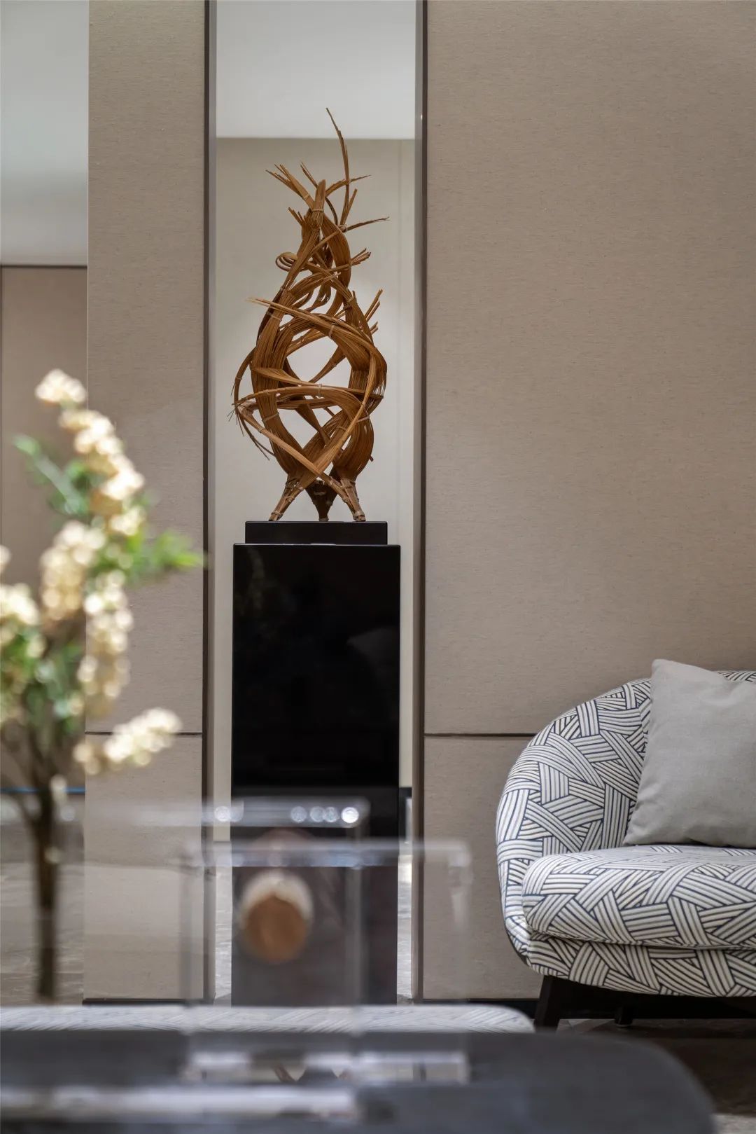 一然设计 | 金泰中央公园下叠样板间,生活美学的极致呈现-43