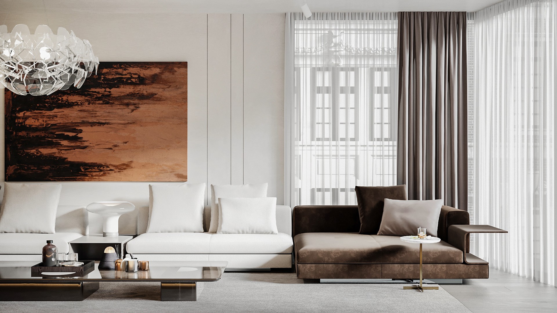 现代空间设计，石材系的完美应用！-4