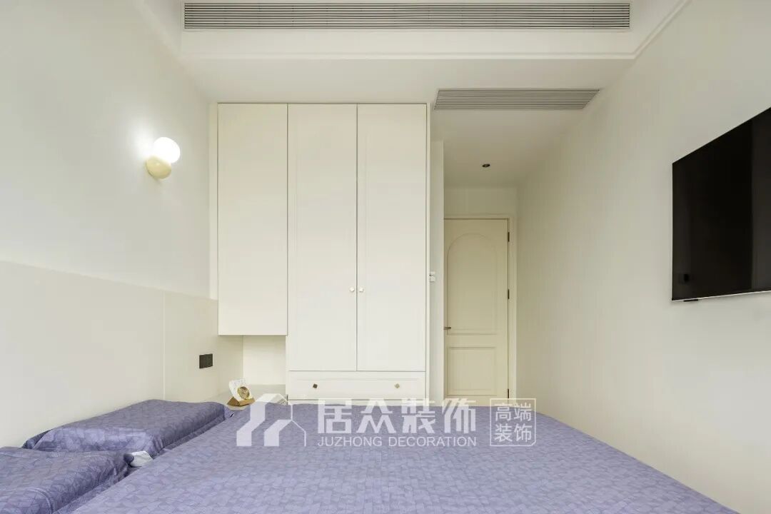 【居众实景作品】宝能城花园154㎡现代奶油风：一抹奶油治愈所有喧嚣-64