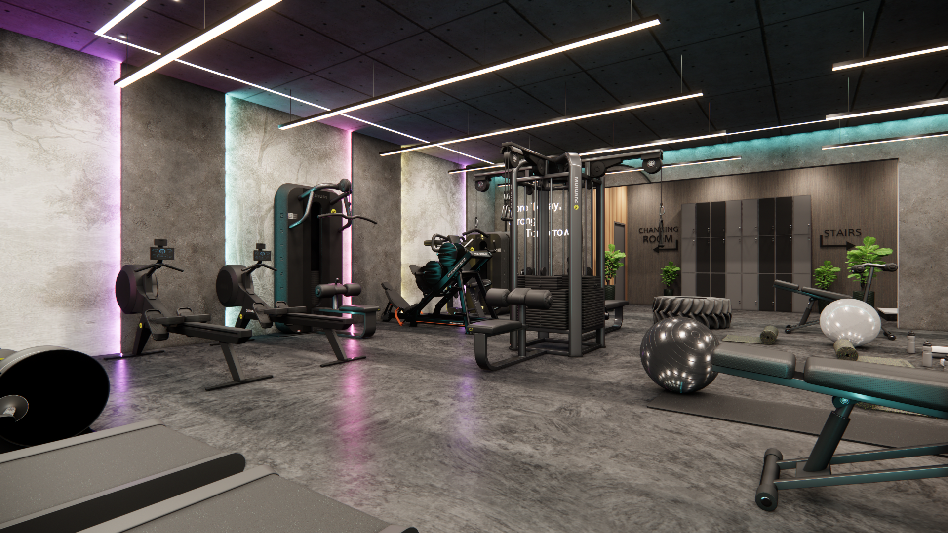 GYM - INTERIOR DESIGN 健身房-6