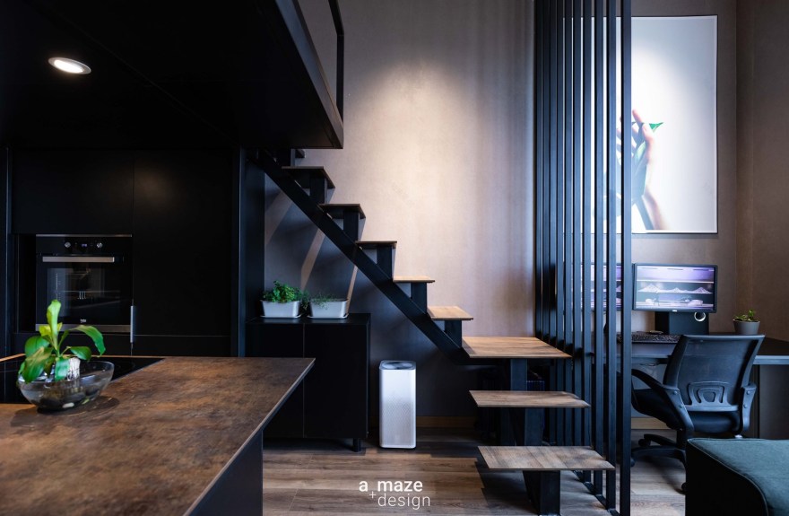 SPACE SAVING STUDIO APARTMENT 室内设计-5