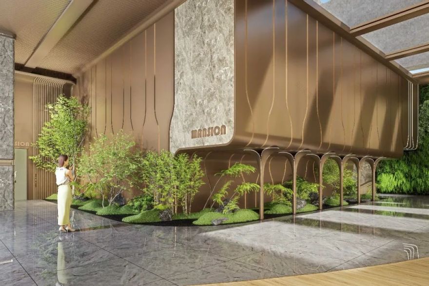 遁入自然雨林,尊享艺术奢境 | 上海后滩总部大厦屋顶花园-29