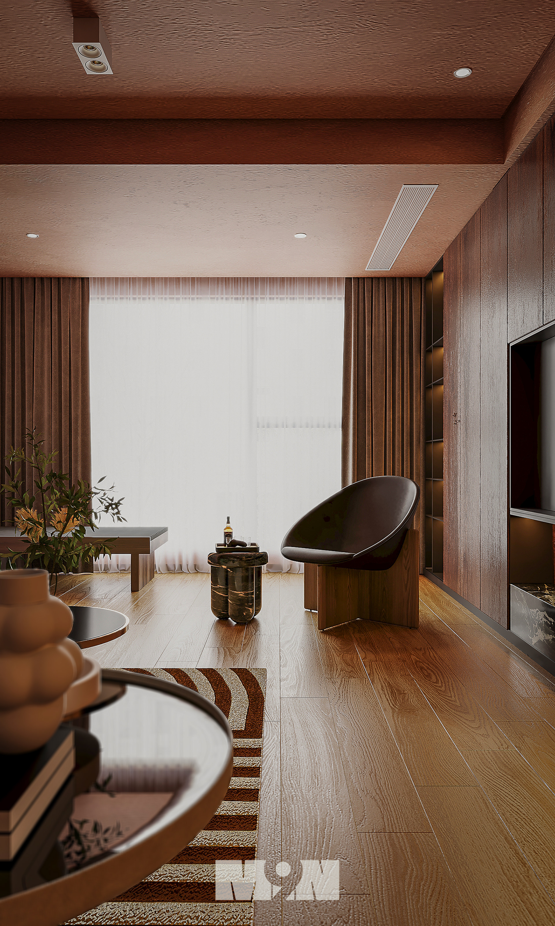 现代复古客厅-10