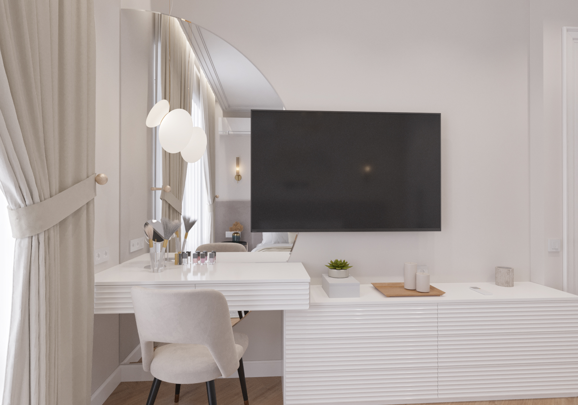 Apartment design 113m2 + Terrace 20m2. Tashkent-21