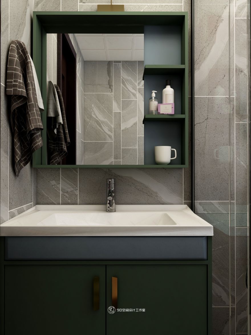 修炼爱情 · 轻奢 90 平方 2 房 2 厅 1 卫设计-78