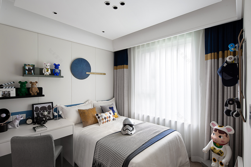 280㎡潍坊复式样板间,简约雅奢的品质生活!-55