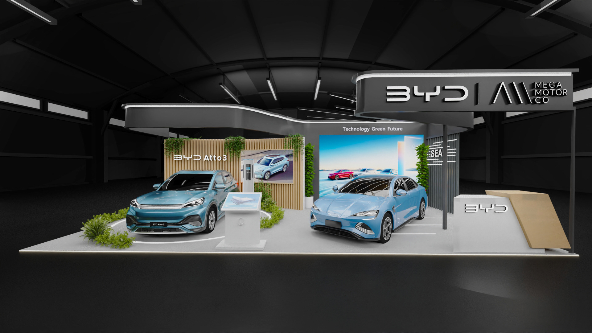 BYD Exhibition 汽车展厅-6