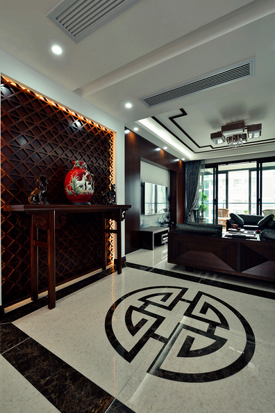 平新中式别墅装修——传承文化-3
