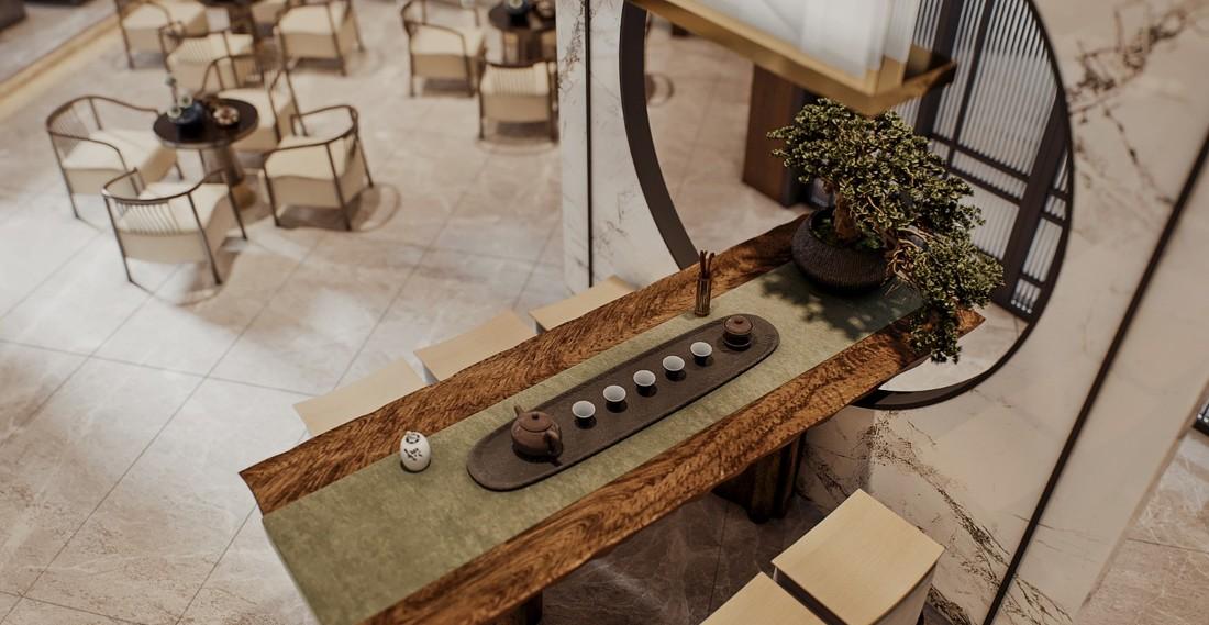 四川茶室与私人会所设计 | 奢华与优雅的融合-4